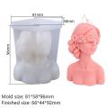 Diy Silicone Mold Candle Making Mold (blindfolded Girl Mold)