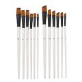 24 Pcs/set Watercolor Gouache Paint Brushes for Student Painting Tool