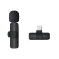 Wireless Lapel Clip-on Microphone, for Vlogger Lecture Office
