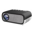 Mini Portable Projector Fhd 1080p Color Led 3d Play,black-us Plug