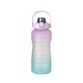 2l Large Capacity Water Bottle Straw Cup Outdoor Sports Bottle-c