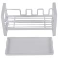 For Kitchen Sink Organizer Holder with Tray, Multifunction(white)