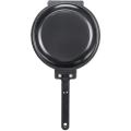 2x Diy Non-stick Double-sided Frying Pan, Gas and Induction Universal