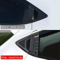 Car Carbon Fiber Window Louver Cover for Honda Hrv Vezel 2021 2022