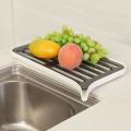 Plastic Dish Drainer Dryer Tray Large Sink Drying Rack Worktop -white