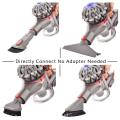 8pcs Accessory Tool Attachment Set for Dyson V15 V11 V10 V7 V8 Red