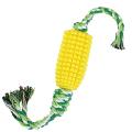 Dog Toothbrush Chew Toys for Aggressive Chewers Durable Corn Dog Rope