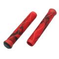 Bike Grips Soft Flangeless Anti-slip for Scooter Bars Bmx Bikes Red