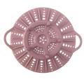 2 Pcs Silicone Steamer Baskets for Pot,foldable Steam Rack,pink