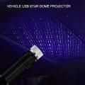 Usb Car Roof Star Projector Light Led Interior Lamp (purple Blue)