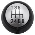 6 Speed Manual Gear Shift Knob for Alfa Romeo Gt 147 166 Pu Leather