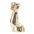 Nordic Man Arm Ceramic Vase Body Art Living Room Decoration Gold