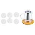 Glass Teapot with Stainless Steel Removable Infuser, 950ml