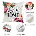 Spring Pillow Covers 18x18 Inch Set Of 4 Spring Decorations Farmhouse