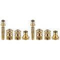 Brass Hose Fittings, 4-piece