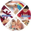 Latch Hook Rug Kits for Adults/kids Printed Tortoise Canvas Mini-rug