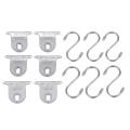 6pcs Rv Hook Camper Clothes Hook Awning Clothes Shoes Hat Hooks