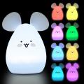 Baby Night Light Cute Mouse Colour Changing Led Silicone Lights