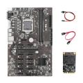 B250 Eth Mining Motherboard+128g Msata Ssd+sata Cable+switch Cable