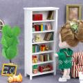 1/12 Scale Wood Dollhouse Miniature Shelves Bookcase Cabinet Rack