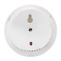 Thermometre Aiguille Cadran Rond Testeur Exterieur Interieur Blanc