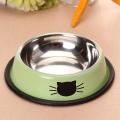 Pet Bowl Easy Clearing Resistant with The Rubber Circle Of Antiskid B