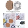 Ceramic Stone with Cork Backing Non-slip Table Mat for Set Of 6