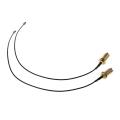 2x Wlan Antennas Pigtail Hirose Sma Box Adapter Cable Ipex Rsma