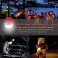 Compact Led Camping Light Bulbs with Clip Hook Tent Light Black