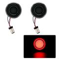 1pair 1157 Bullet-style Smoked Led Turn Signal Light White+yellow