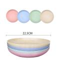 Lightweight Wheat Straw Plates -dishes and Plates Sets 9 Inch,4 Pack