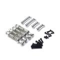 For Mn D90 Mn-90 Rc Car Shock Absorber with Extension Seat,silver