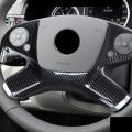 Carbon Car Steering Wheel Cover Trim Decor Frame Sticker