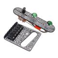 For Tl Guitar Roller Saddle Bridge and Prewired Control Plate