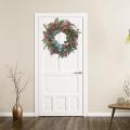 Wall Wreath Christmas Artificial Berries Garland Plastic