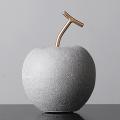 1pcs Nordic Modern Ceramic Simulation Pear Apple Decor 15cm