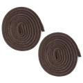 Self-stick Felt Strip Roll for Surfaces (1/2 Inch X 60 Inch), Brown