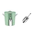3.5l Ice Bucket with Tong and Lid Champagne Beer Bucket Bar Tool E
