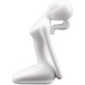 Abstract Art Ceramic Yoga Poses Yoga Lady Figure Statue Ornament #10