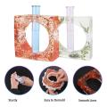 2 Pcs Vase Mold with Test Tubes,resin Casting Mold for Hydroponic