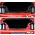Tail Trunk Triple-cornered Decor for Ford Mustang 2015-2020,red