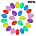 60 Pieces Plastic Egg Shakers Maracas Percussion Musical Eggs for Kid