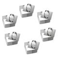 5pcs (round,love,square,rectangle,oval) Diy Bakeware Cake Mold