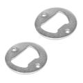 50 Set Bottle Opener Insert,stainless Steel Round Diy Bottle Opener