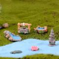 Miniature Pond Bridge Figurines Miniature Craft Fairy Garden Decor