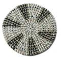 Straw Round Home Dining Table Heat Insulation Pad Coaster (c)