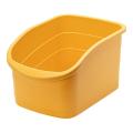 Kitchen Storage Box Container Cabinet Tableware Storage Box(yellow)