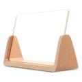 U-shaped Acrylic Photo Frame Solid Wood for Office/bedroom-7 Inch