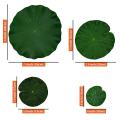 Artificial Floating Foam Lotus Leaves Decor Pack Of 8(10,15,20, 28cm)