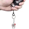 20 Pcs Keychain Key Ring Hang Tooth Shape Cute Dental Gift